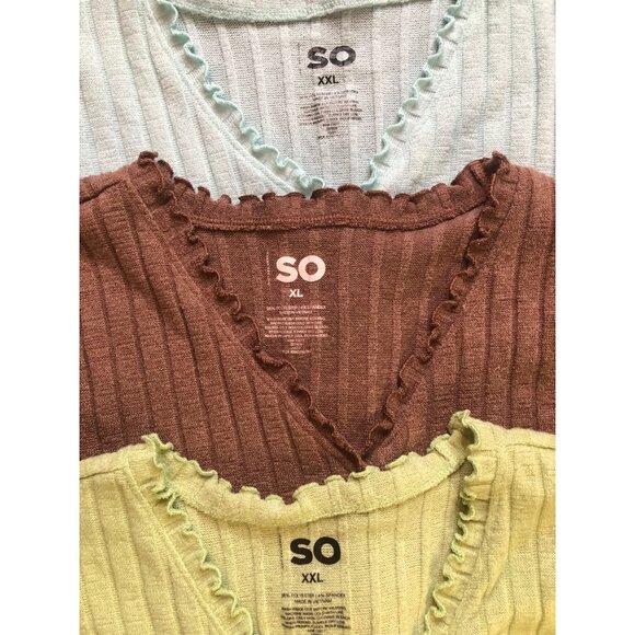 SO Juniors Crop Sweaters Size XXL Lot of 3 - Picture 4 of 6